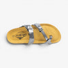 Bombay Womens Sandal - Anthracita Copell (metallic leather)