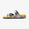 Bombay Womens Sandal - Anthracita Copell (metallic leather)