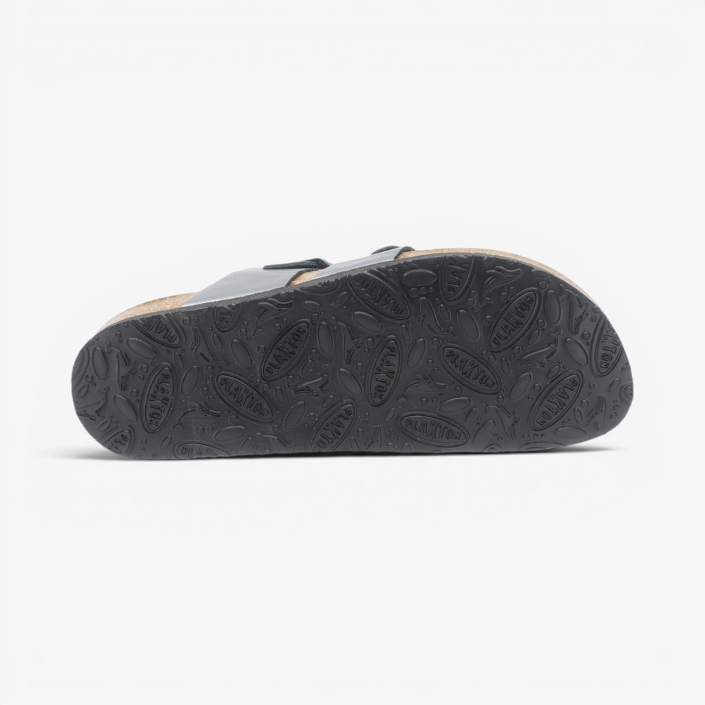 Bombay Womens Sandal - Anthracita Copell (metallic leather)