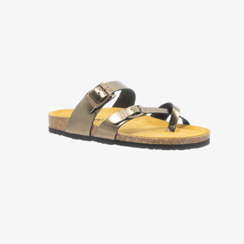 Bombay Womens Sandal - Bronce Metal Lux (metallic leather)