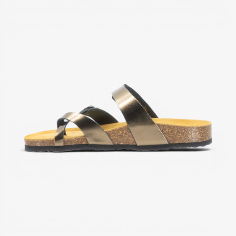 Bombay Womens Sandal - Bronce Metal Lux (metallic leather)