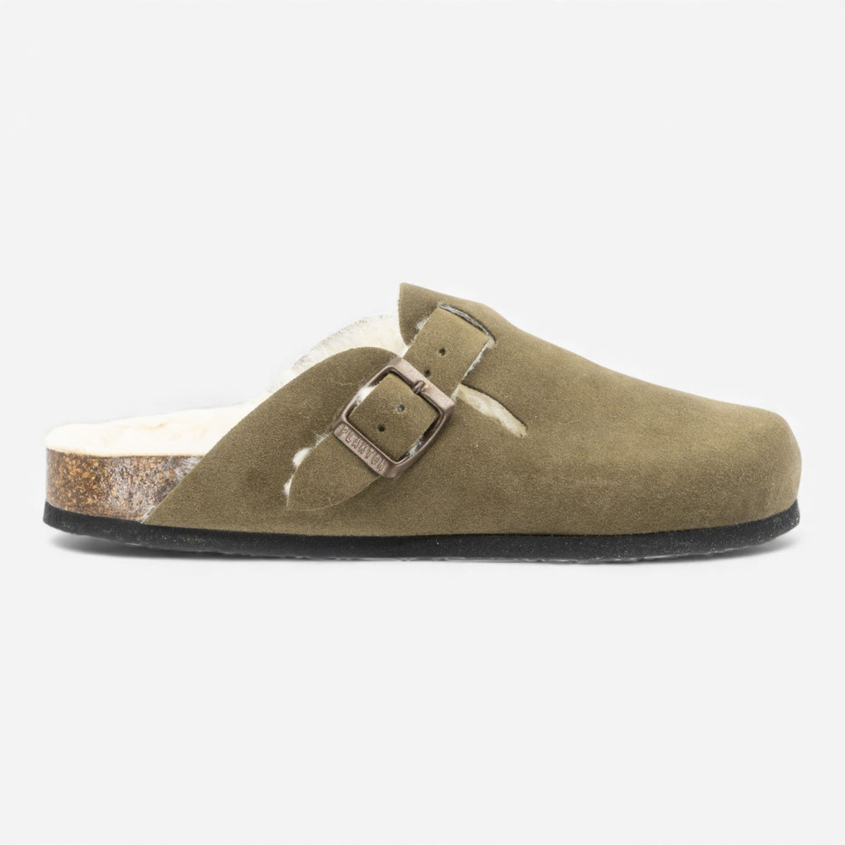 Blogg Lined Afelpado Womens Clog – Light Khaki image 2