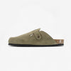 Blogg Womens Clog - Light Khaki Afelpado Grueso (suede)