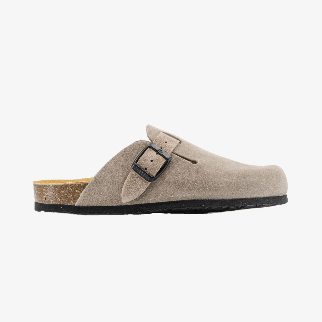 Blogg Womens Clog - Piedra Afelpado Grueso (suede)