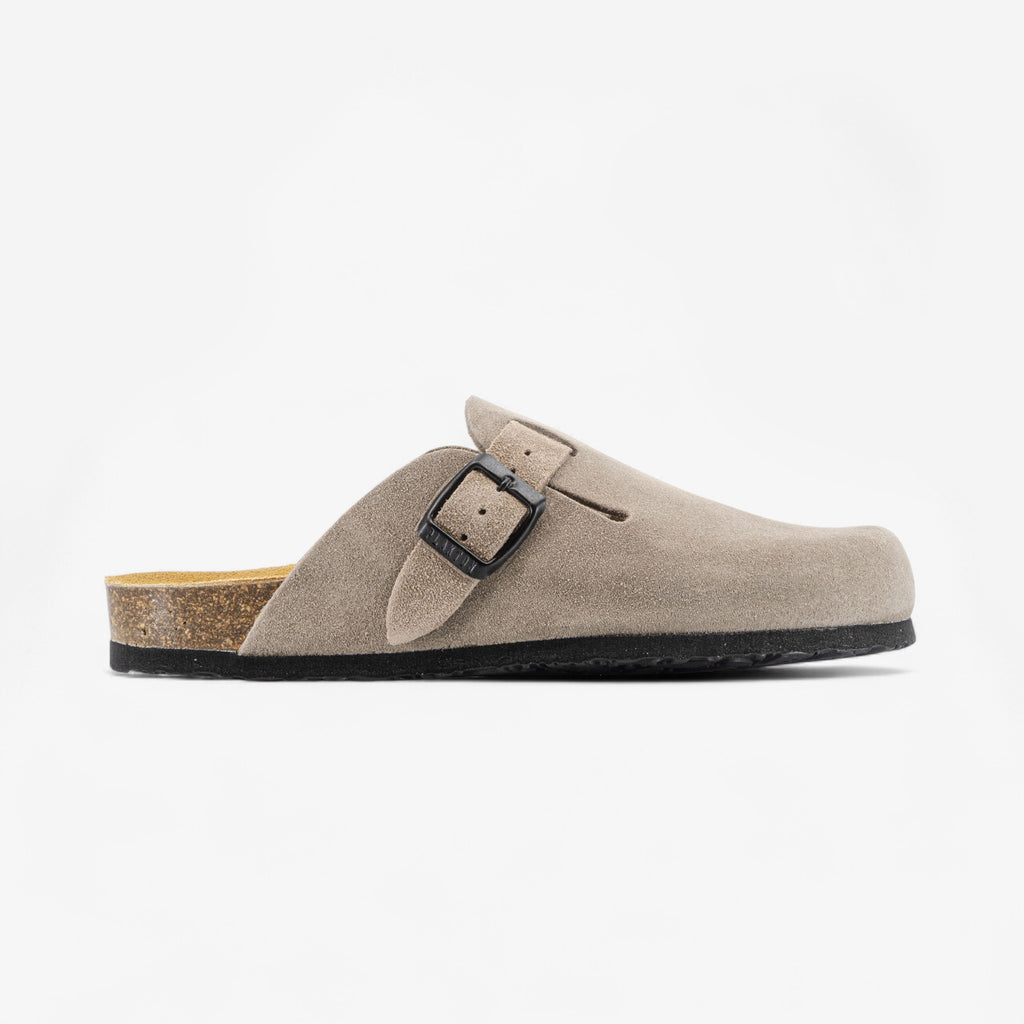 Blogg Womens Clog - Piedra Afelpado Grueso (suede)