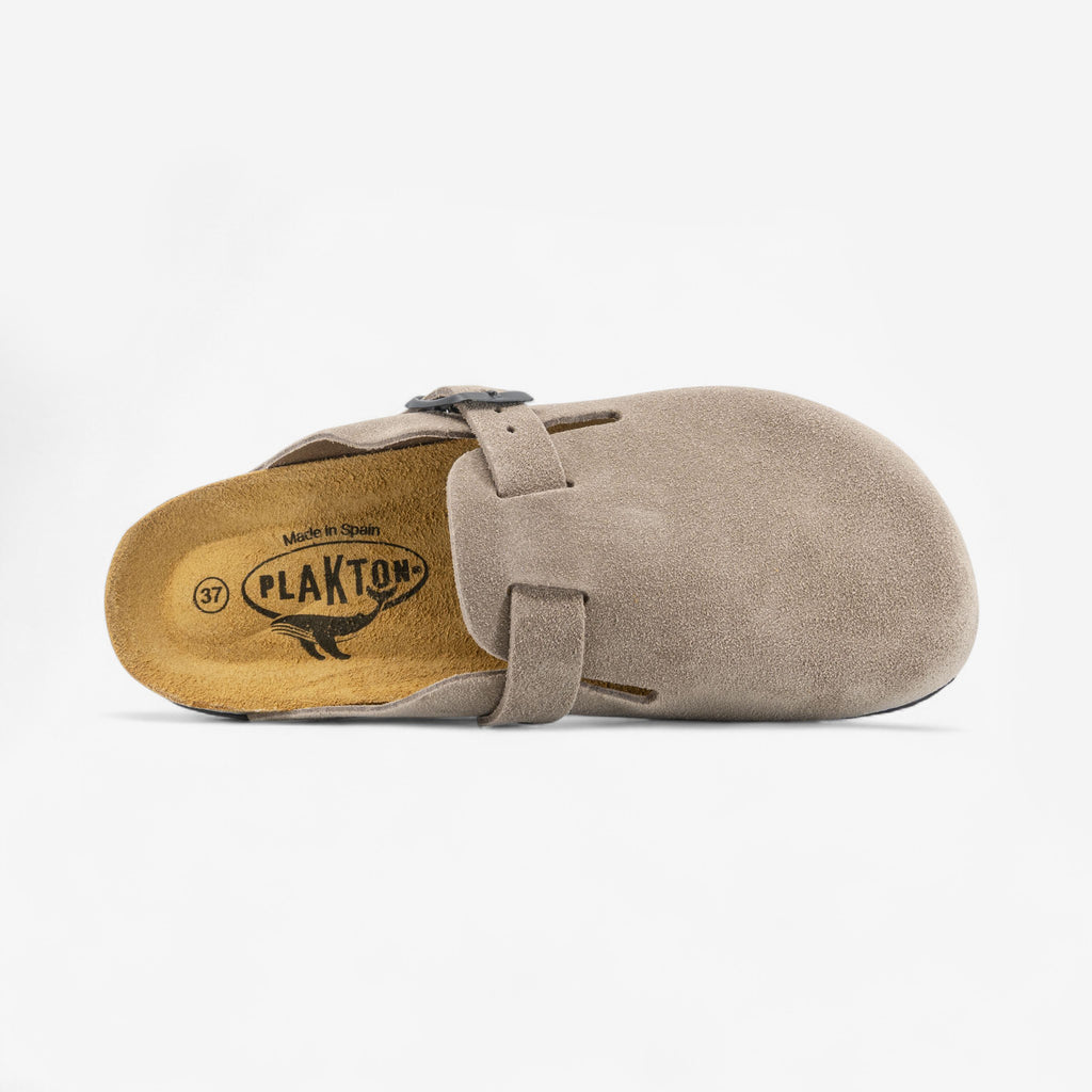 Blogg Womens Clog - Piedra Afelpado Grueso (suede)