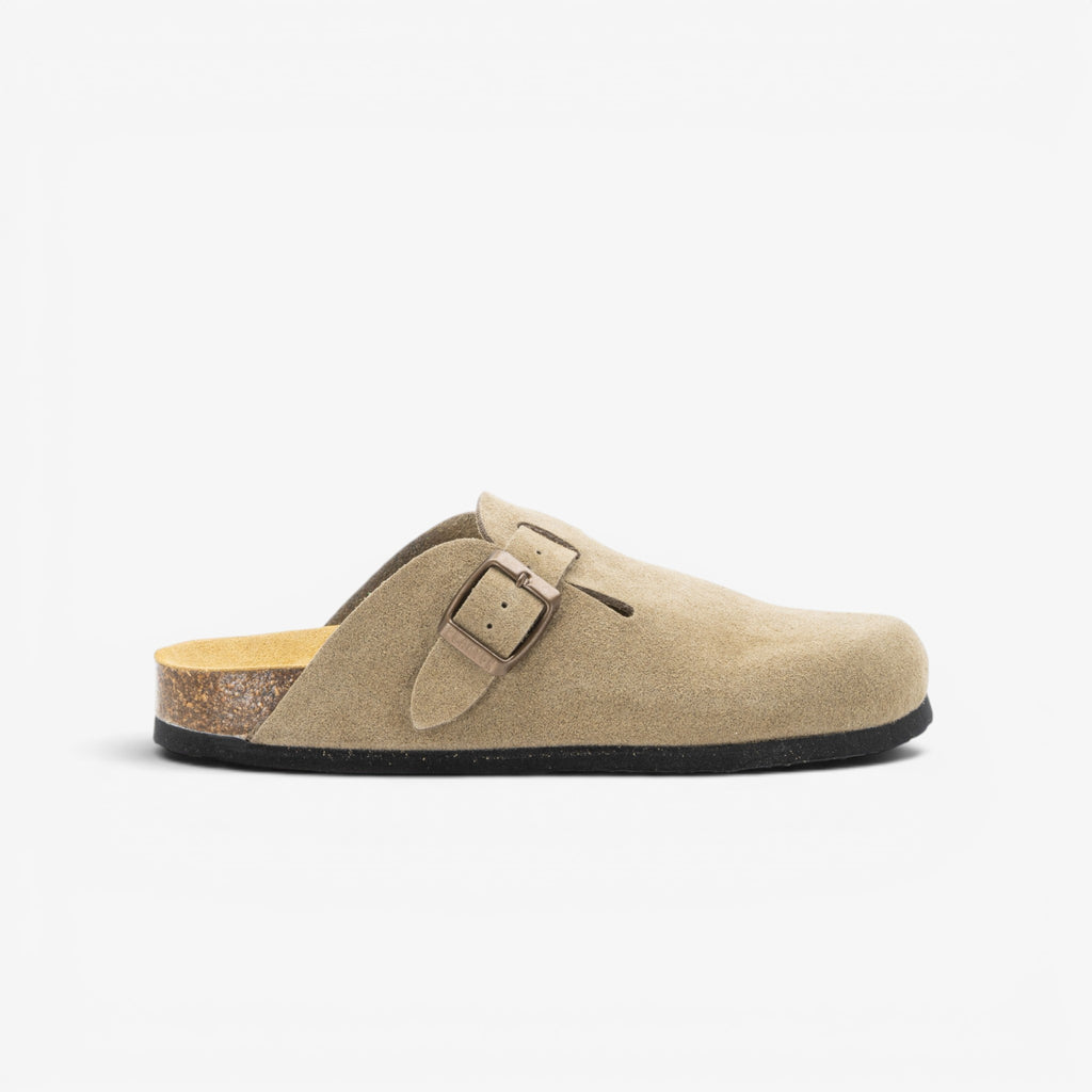 Blogg Womens Clog - Ceniza Serraje Top (recycled suede)