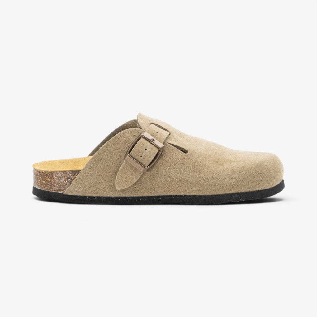 Blogg Womens Clog - Ceniza Serraje Top (recycled suede)