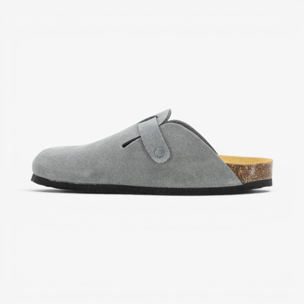 Blogg Womens Clog - Gris Serraje Top (recycled suede)