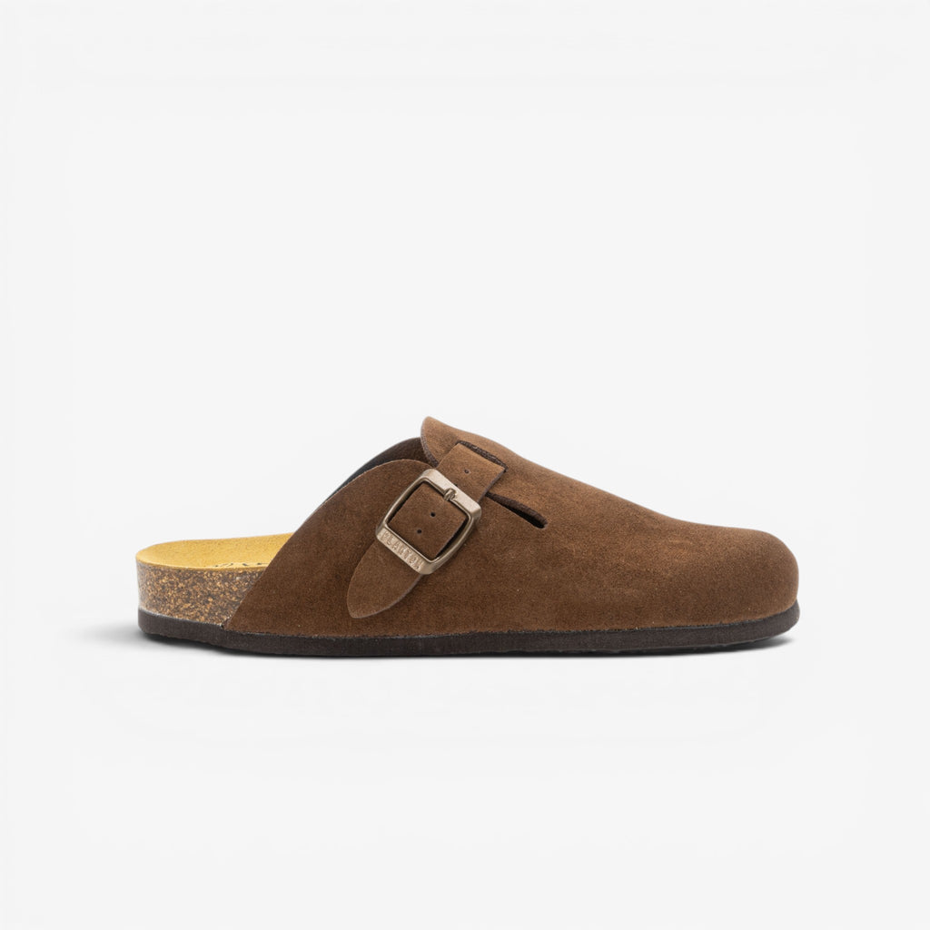 Blogg Womens Clog - Marron Serraje Top (recycled suede)