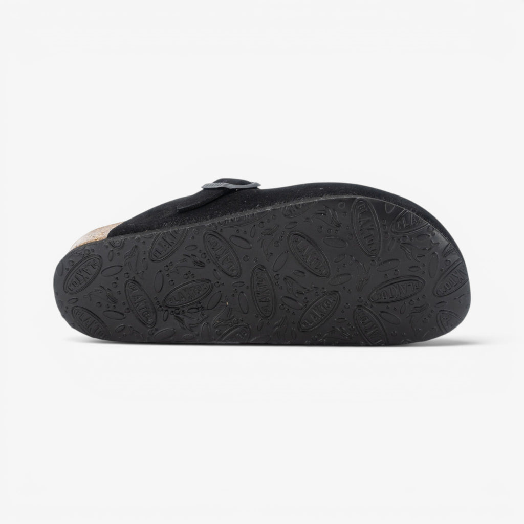 Blog Mens Clog - Negro Serraje Top (recycled suede)
