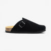 Blogg Womens Clog - Negro Serraje Top (recycled suede)