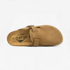 Blogg Womens Clog - Tostado Afelpado Grueso (suede)