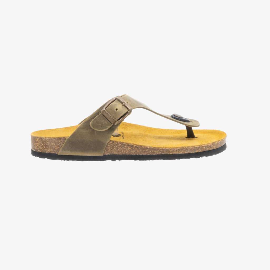 Bolero Womens Sandal - Kaki Apure (leather)