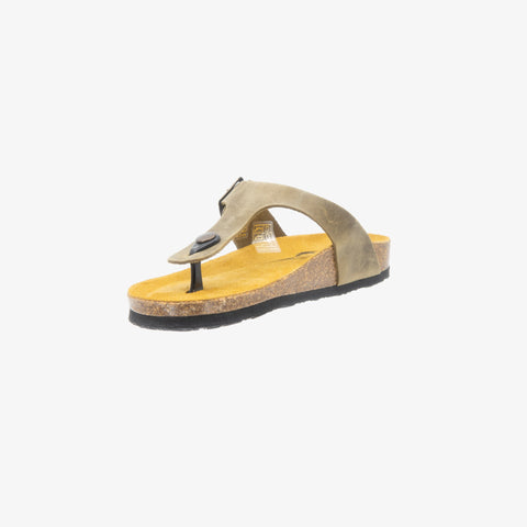 Bolero Womens Sandal - Kaki Apure (leather)