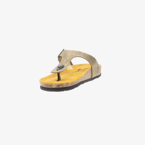 Bolero Womens Sandal - Kaki Apure (leather)