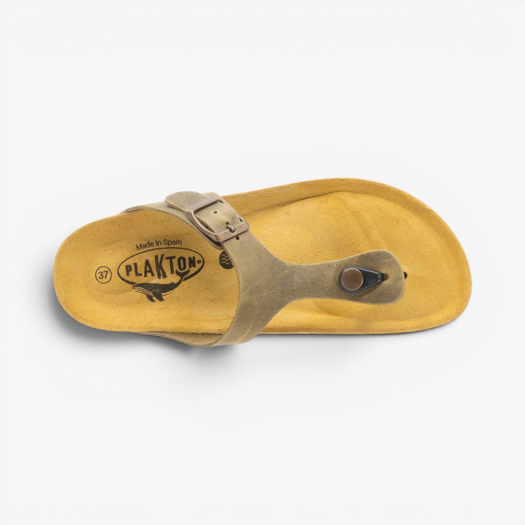 Bolero Womens Sandal - Kaki Apure (leather)