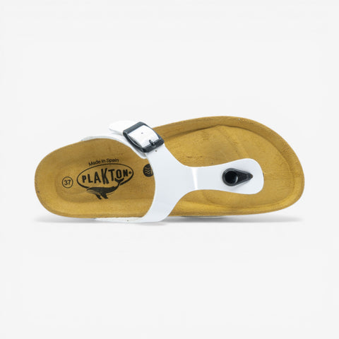 Bolero Womens Sandal - Blanco Charol (synthetic)