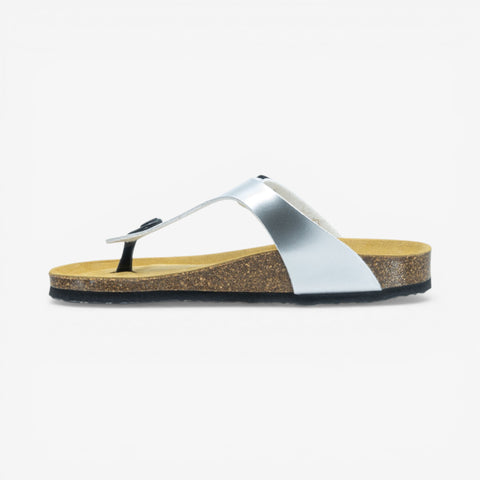 Bolero Womens Sandal - Plata Charol (synthetic)