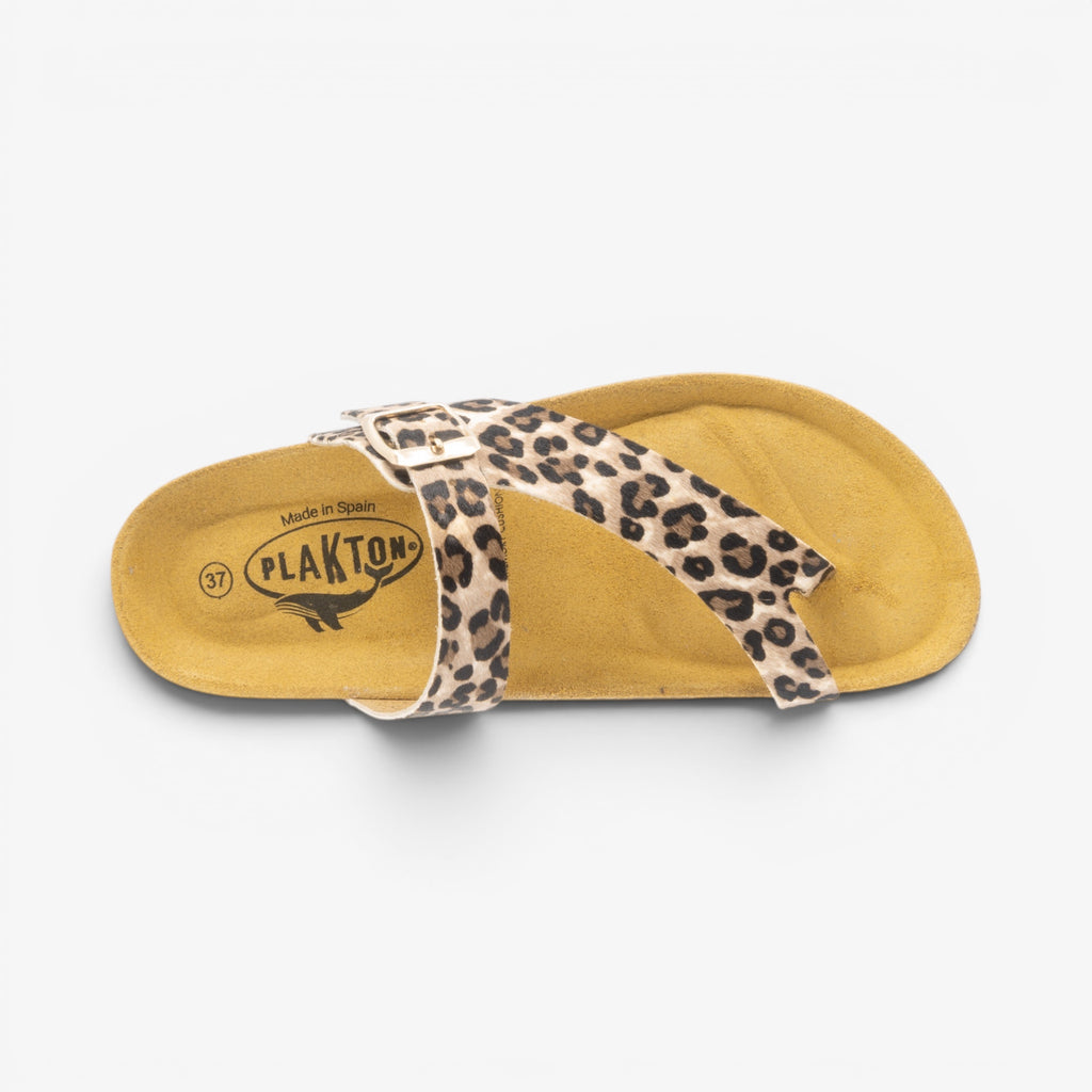 Battle Womens Sandal - Panther (pony hair)