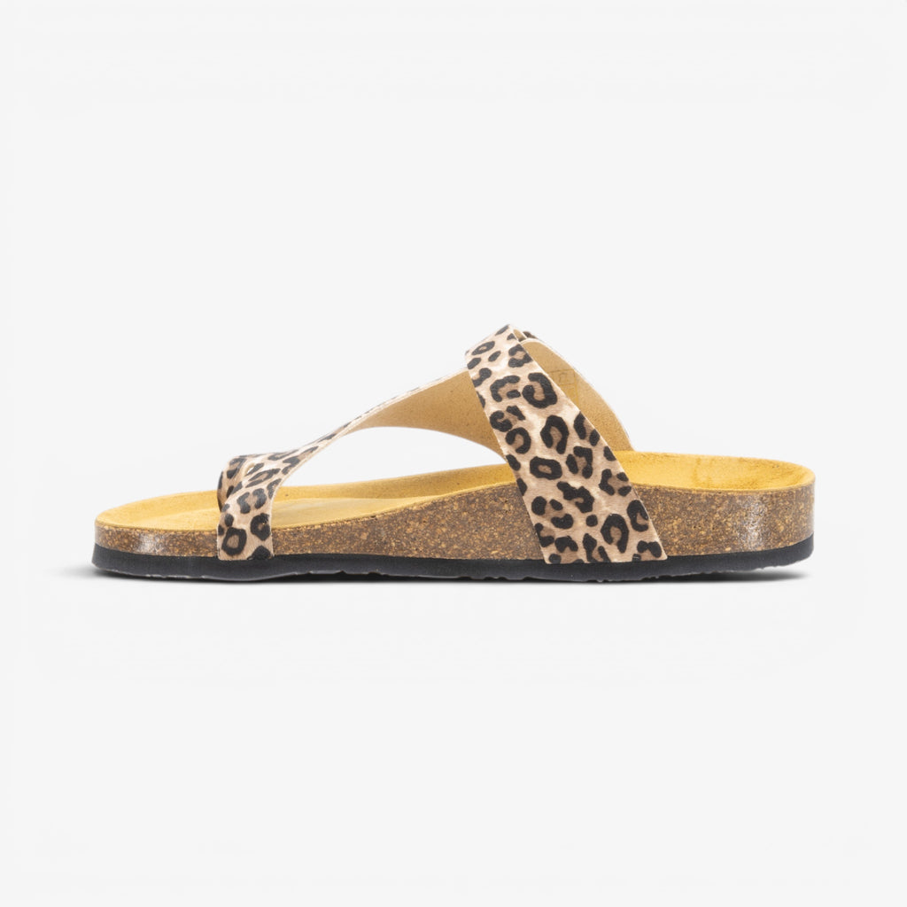 Battle Womens Sandal - Panther (pony hair)
