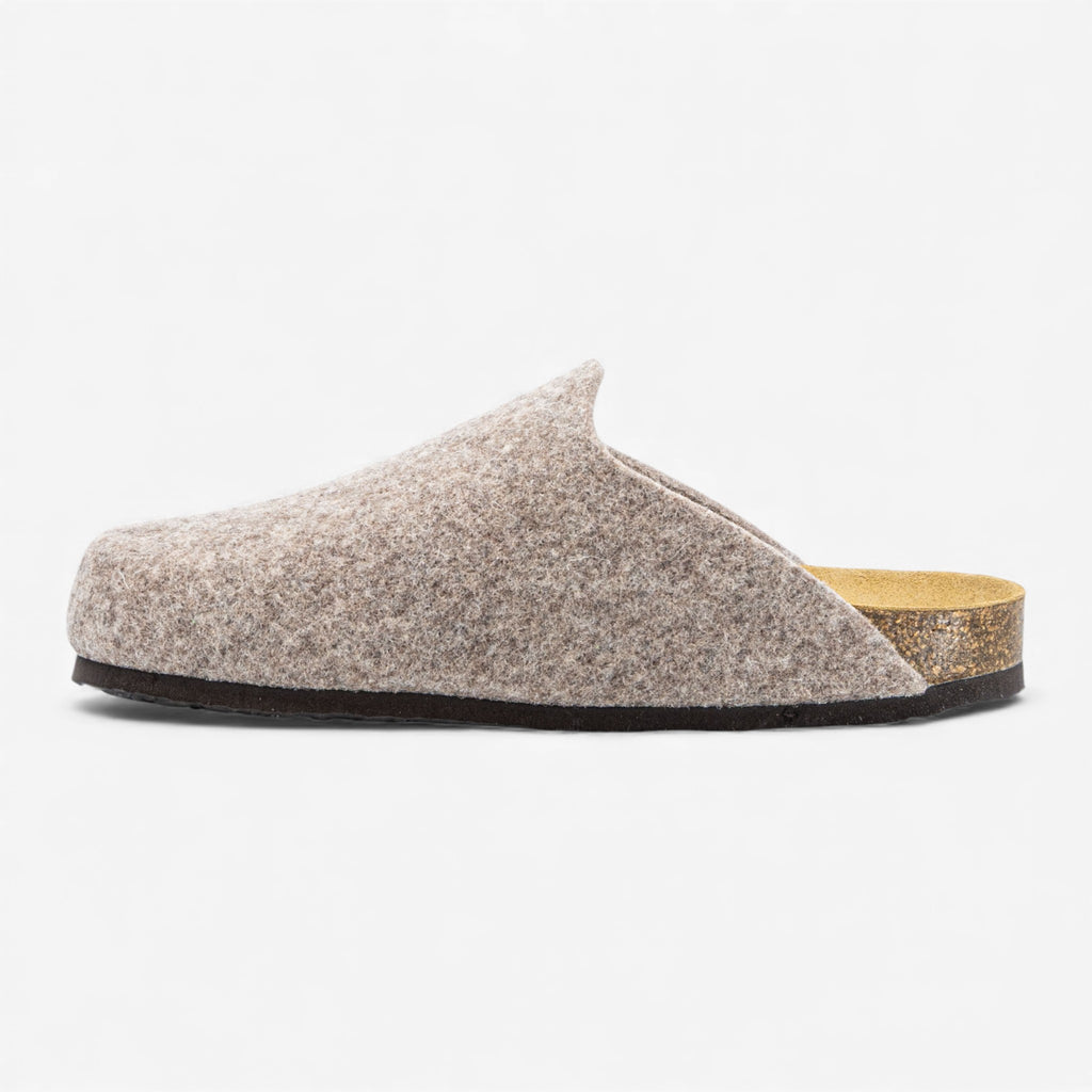 Konnor Blogger Womens Clog - Brown Fieltro (wool blend)