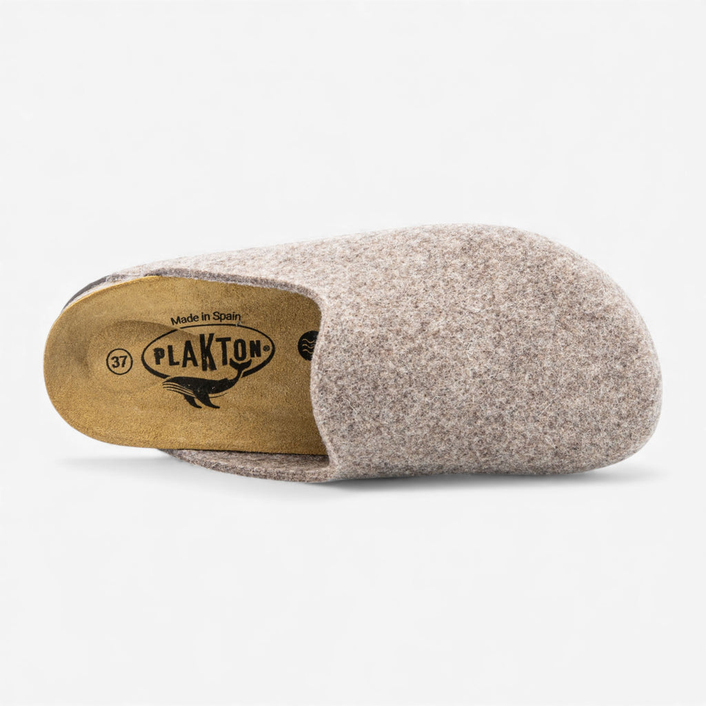 Konnor Blogger Womens Clog - Brown Fieltro (wool blend)