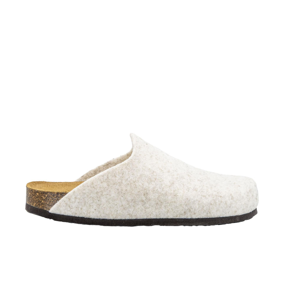 Konnor Blogger Womens Clog - Beige Fieltro (wool blend)