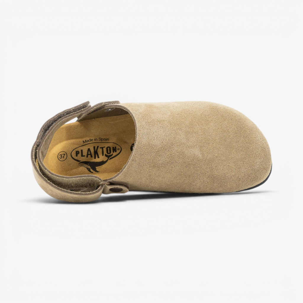 Oslo Womens Clog - Ceniza Serraje Top (recycled suede)