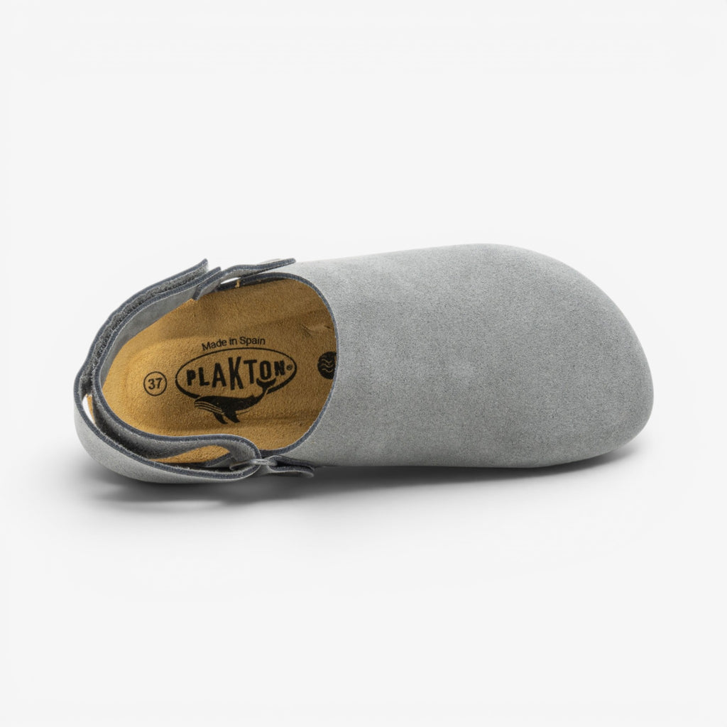 Oslo Womens Clog - Gris Serraje Top (recycled suede)