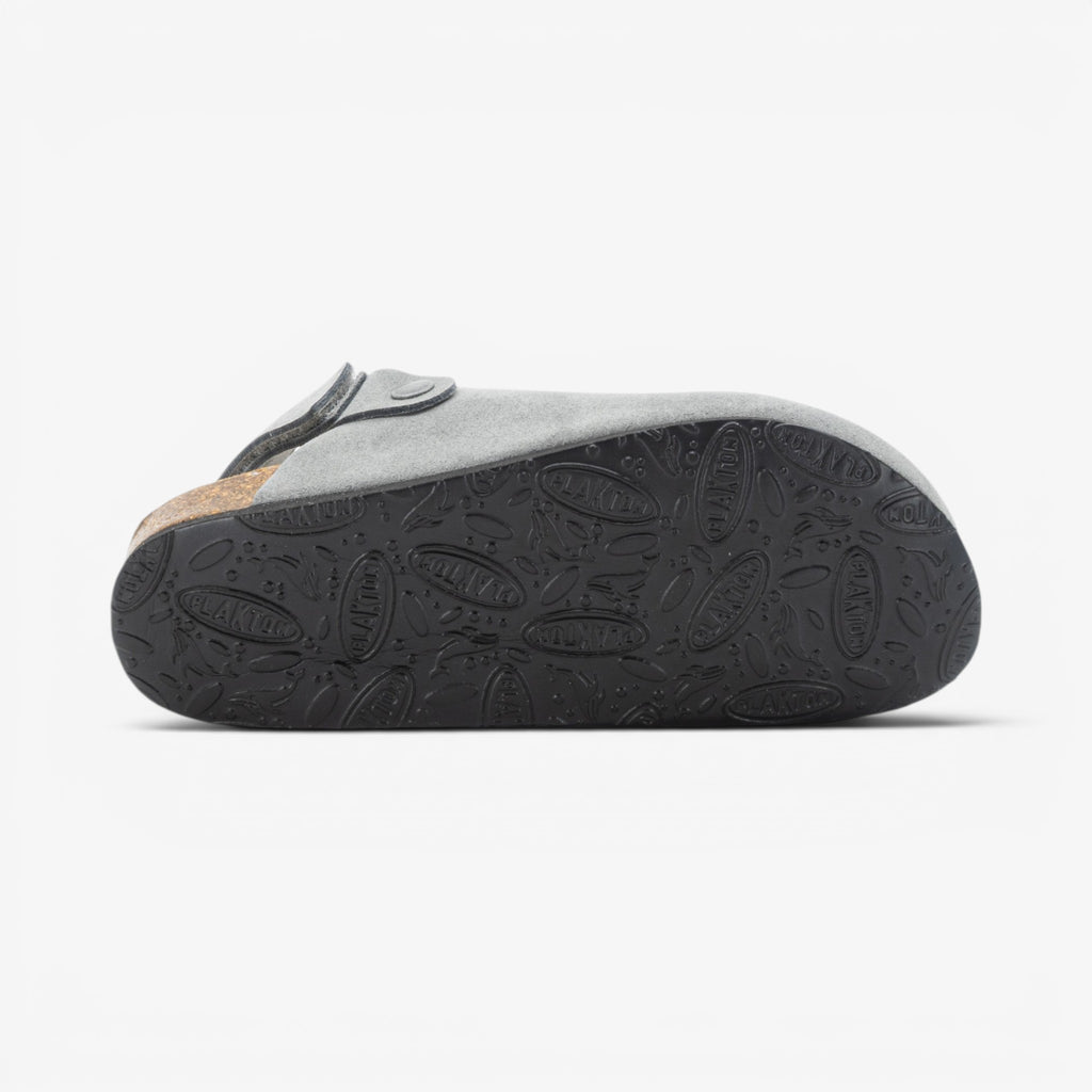 Oslo Womens Clog - Gris Serraje Top (recycled suede)