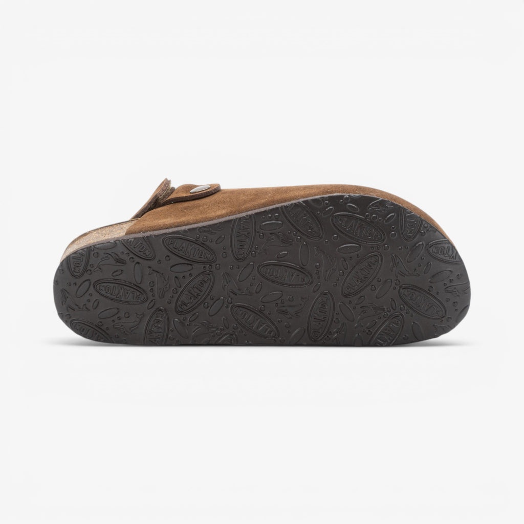 Oslo Womens Clog - Marron Serraje Top (recycled suede)