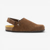 Oslo Womens Clog - Marron Serraje Top (recycled suede)
