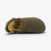 Oslo Womens Clog - Militar Serraje Top (recycled suede)