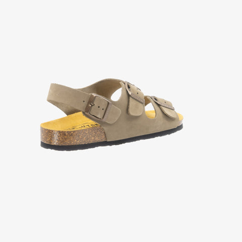 Baku Womens Sandal - Kaki Nobuck (nubuck)