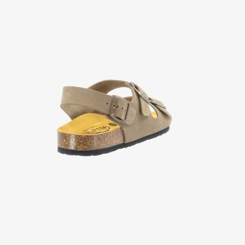 Baku Womens Sandal - Kaki Nobuck (nubuck)