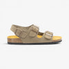 Baku Womens Sandal - Kaki Nobuck (nubuck)