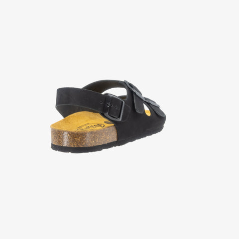 Baku Womens Sandal - Negro Nobuck (nubuck)