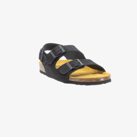 Baku Womens Sandal - Negro Nobuck (nubuck)