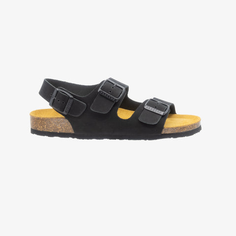 Baku Womens Sandal - Negro Nobuck (nubuck)
