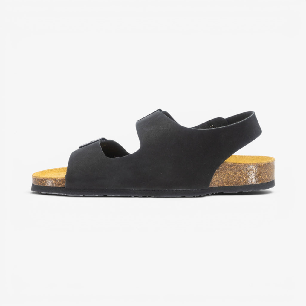 Baku Womens Sandal - Negro Nobuck (nubuck)