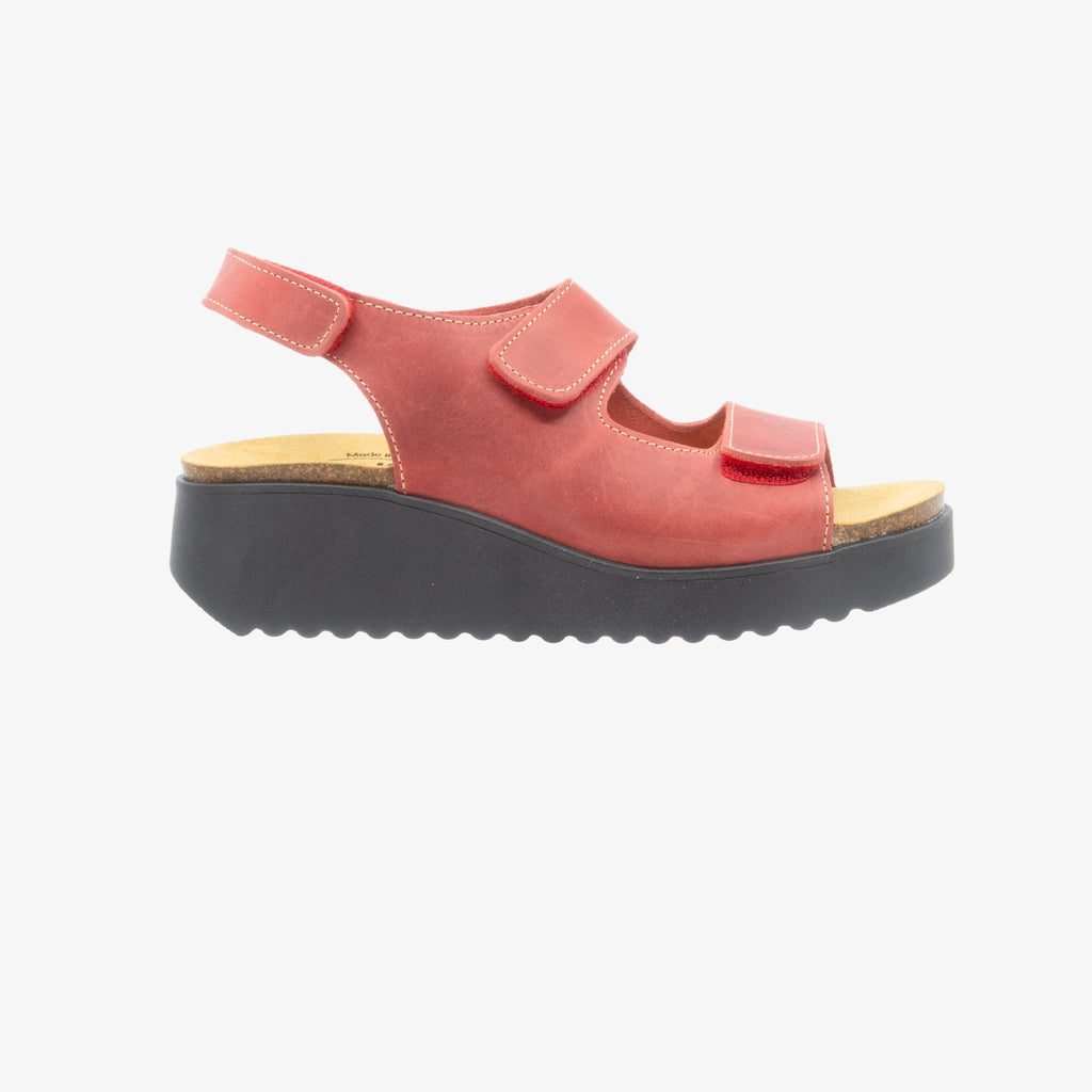 Osaka Womens Sandal - Rojo Apure (leather)