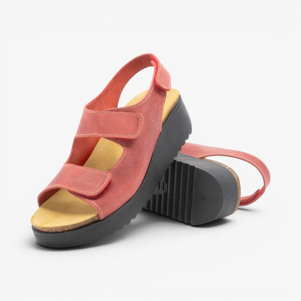 Osaka Womens Sandal - Rojo Apure (leather)