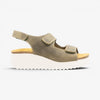 Osaka Womens Sandal - Kaki Apure (leather)