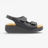 Osaka Womens Sandal - Negro Apure (leather)