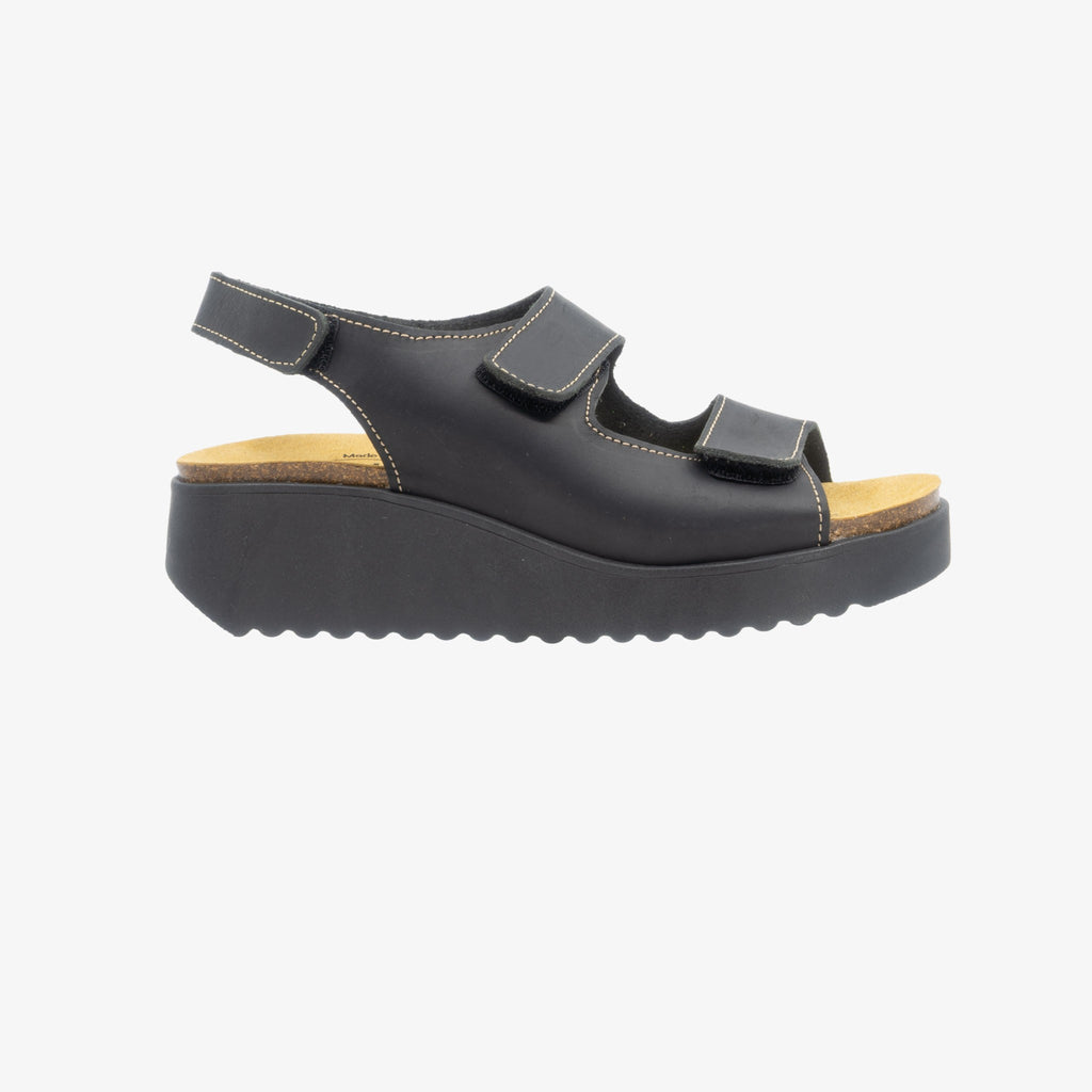 Osaka Womens Sandal - Negro Apure (leather)