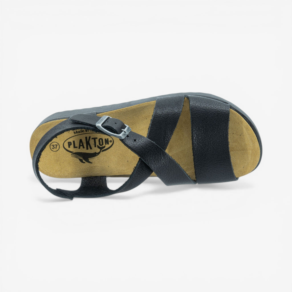 Kioto Womens Sandal - Negro Buffalo (premium leather)