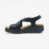 Kioto Womens Sandal - Negro Buffalo (premium leather)