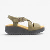 Kioto Womens Sandal - Salvia Buffalo (premium leather)