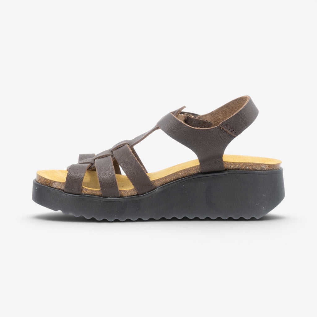 Ise Womens Sandal - Marron Buffalo (premium leather)